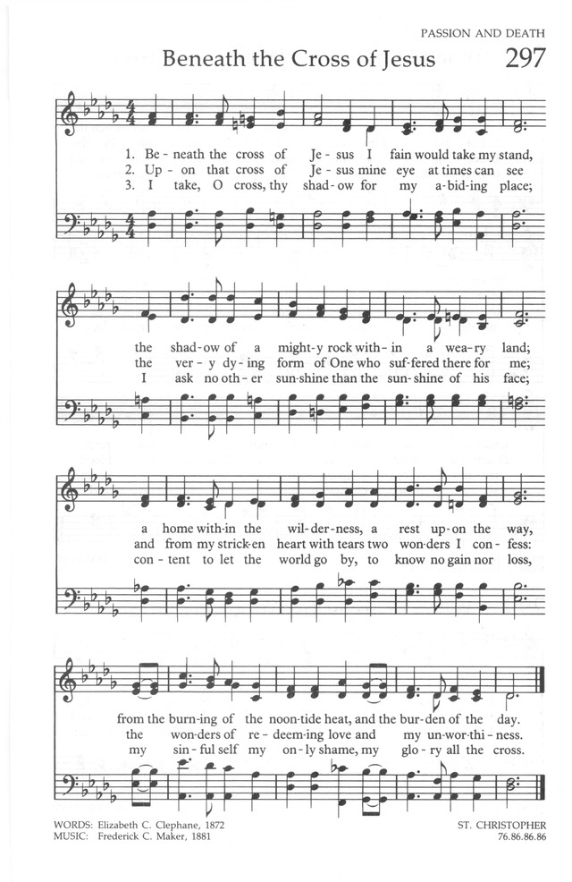 The United Methodist Hymnal page 297 | Hymnary.org
