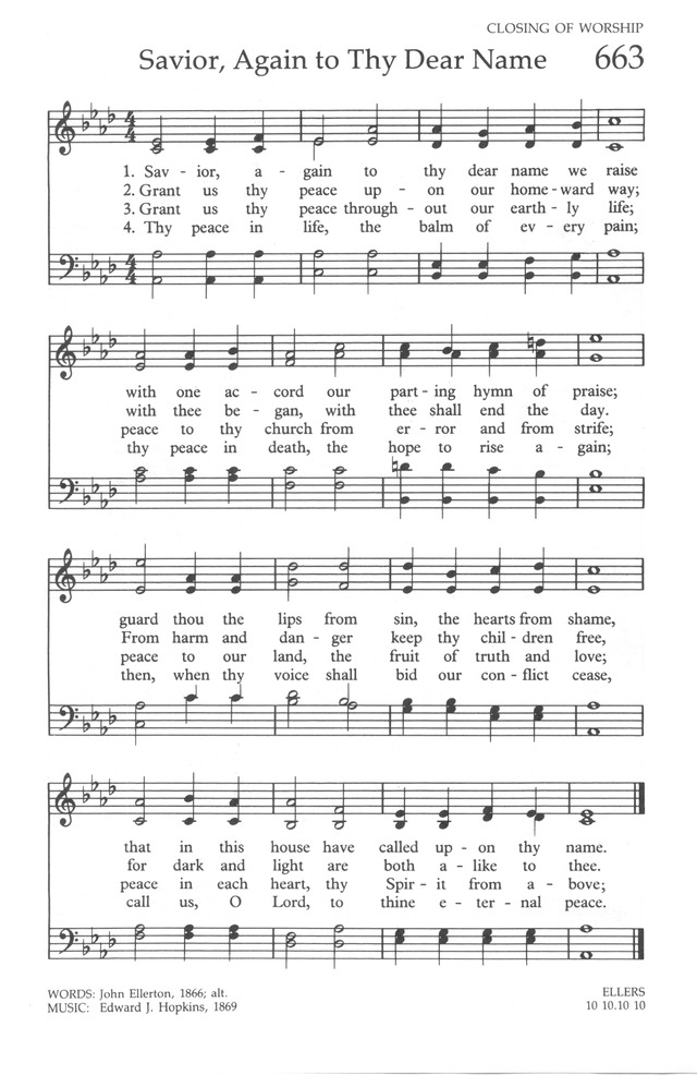 The United Methodist Hymnal page 667