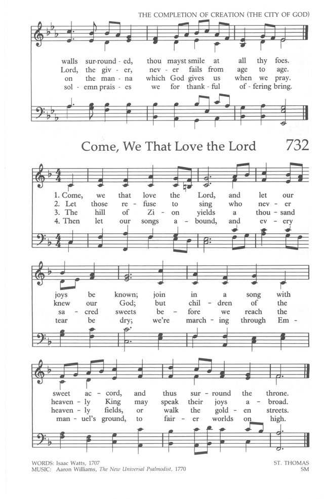 The United Methodist Hymnal page 731 | Hymnary.org