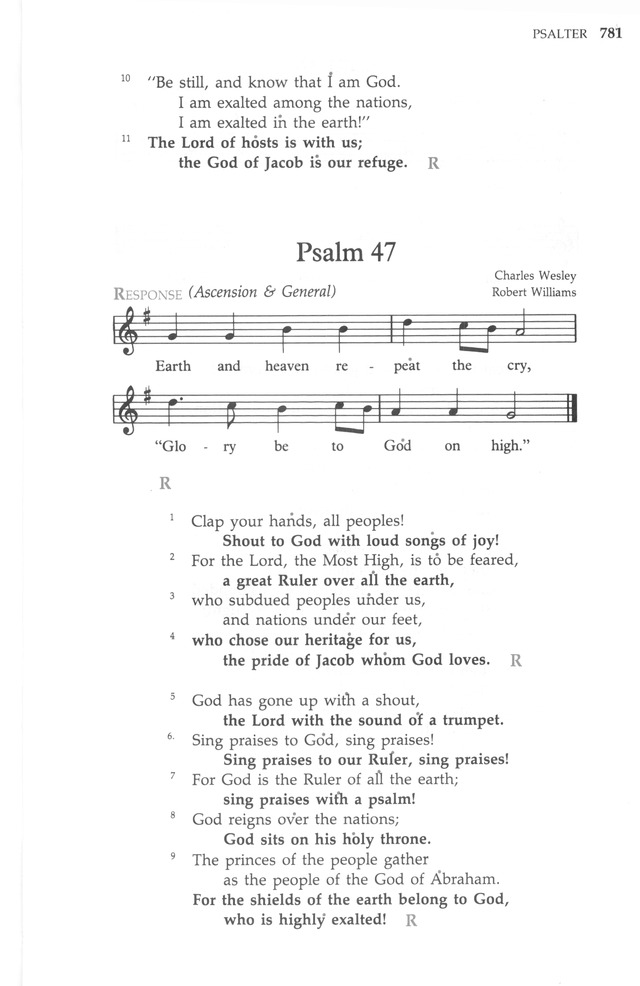 The United Methodist Hymnal page 781
