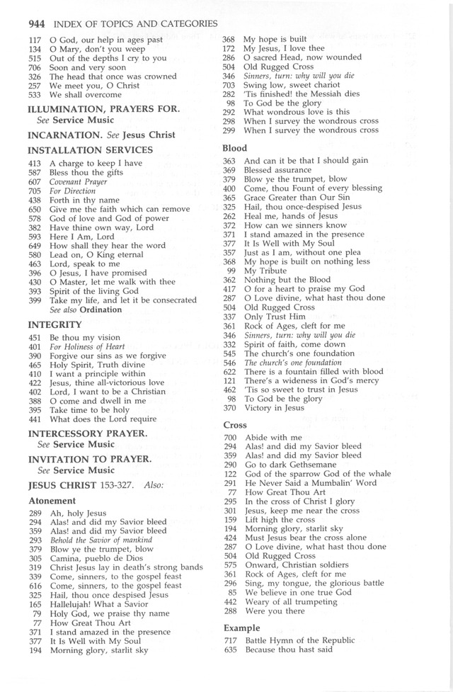 The United Methodist Hymnal page 932
