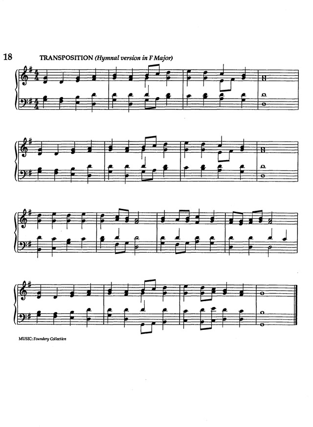 The United Methodist Hymnal Music Supplement page 13