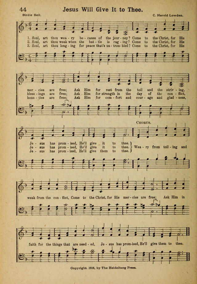 Uplifting Songs page 40