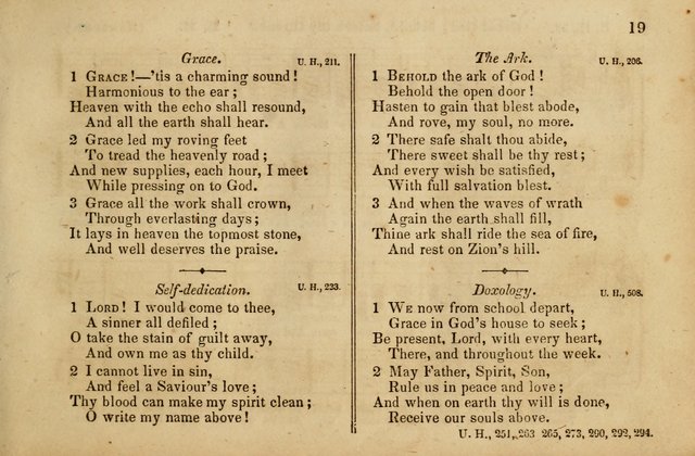 The Union Singing Book: arranged for and adapted to the Sunday school union hymn book page 17