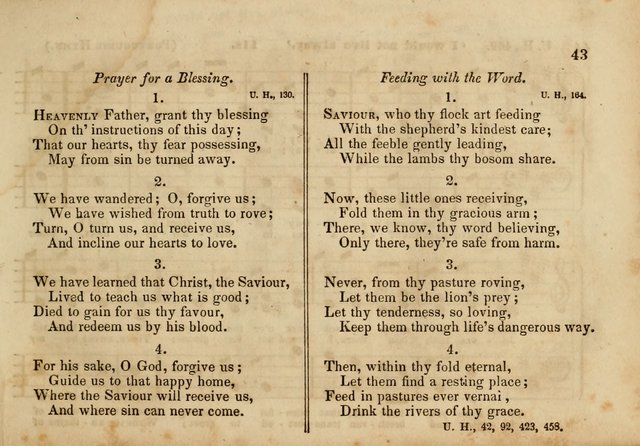 The Union Singing Book: arranged for and adapted to the Sunday school union hymn book page 41