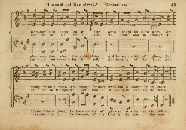 The Union Singing Book: arranged for and adapted to the Sunday school union hymn book page 43