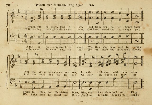 The Union Singing Book: arranged for and adapted to the Sunday school union hymn book page 74