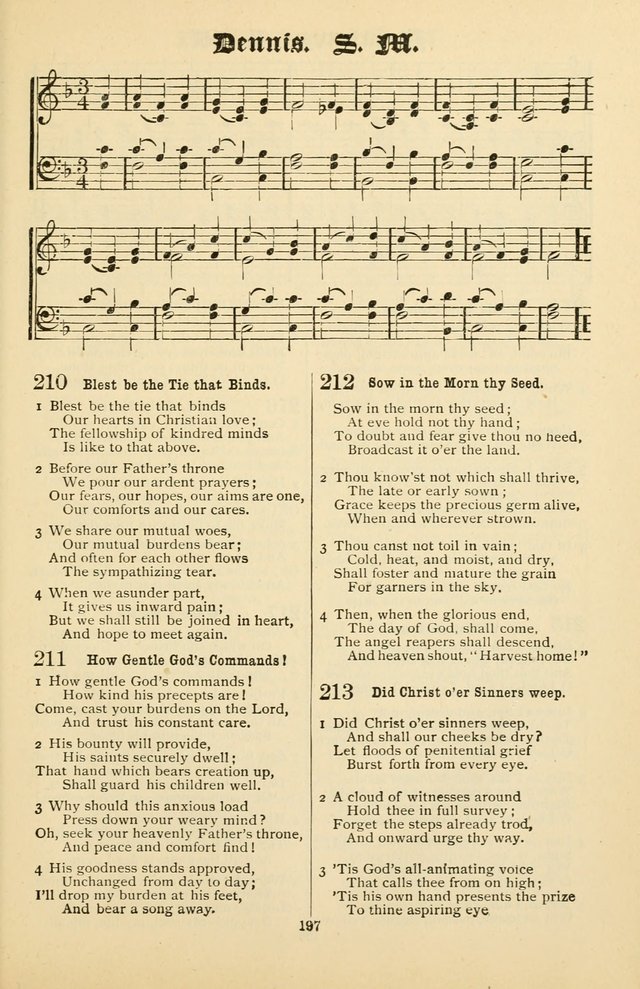 Unfading Treasures: a compilation of sacred songs and hymns, adapted for use by Sunday schools, Epworth Leagues, endeavor societies, pastors, evangelists, choristers, etc. page 197