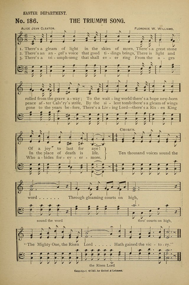 Uplifted Voices: a 20th century hymn book for sunday-schools and devotional meetings page 183