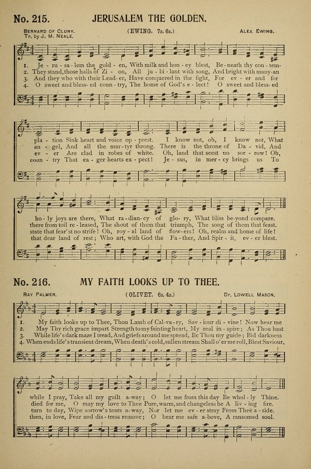 Uplifted Voices: a 20th century hymn book for sunday-schools and devotional meetings page 209