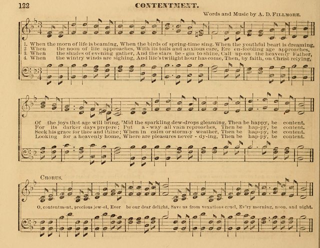 The Violet: a book of music and hymns, with lessons of instruction designed for Sunday Schools, social meetings, and home circles page 122
