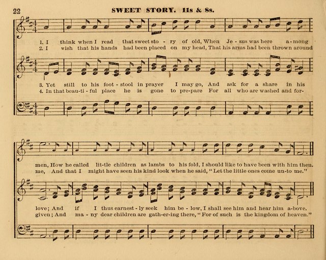The Violet: a book of music and hymns, with lessons of instruction designed for Sunday Schools, social meetings, and home circles page 22
