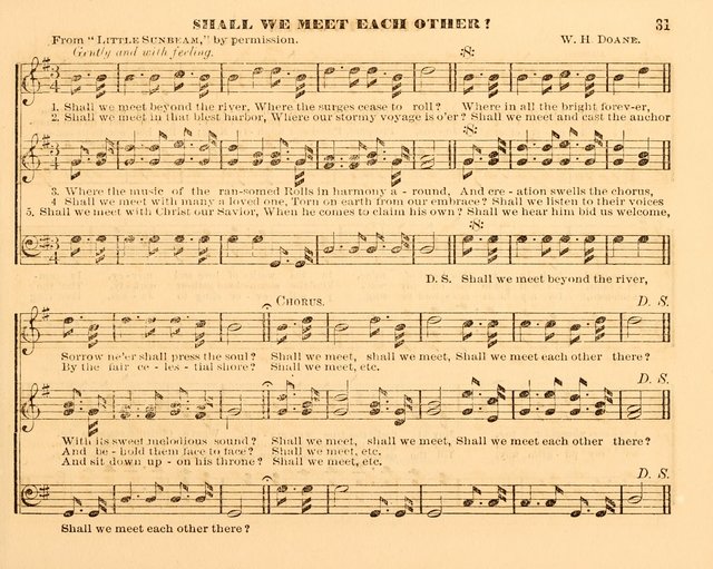 The Violet: a book of music and hymns, with lessons of instruction designed for Sunday Schools, social meetings, and home circles page 31
