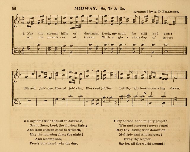 The Violet: a book of music and hymns, with lessons of instruction designed for Sunday Schools, social meetings, and home circles page 96