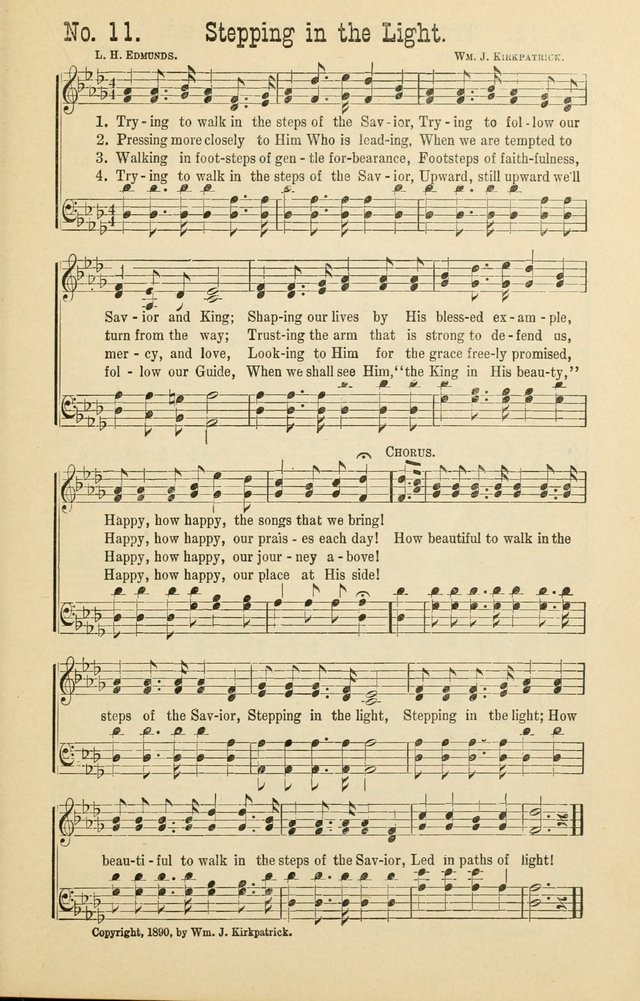 The Victory: a collection of popular Sunday school songs new and old page 11