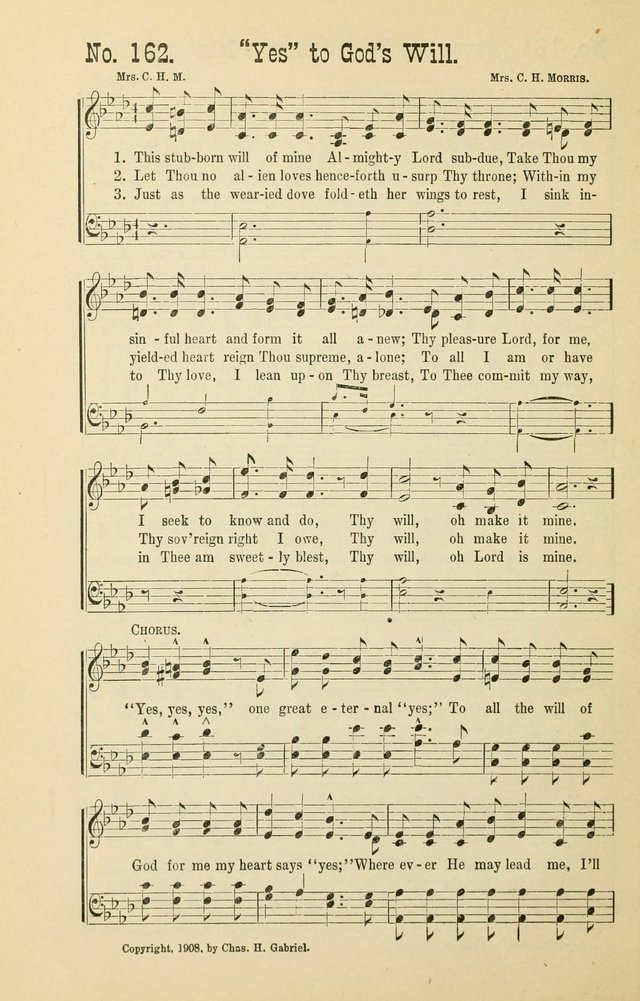The Victory: a collection of popular Sunday school songs new and old page 162