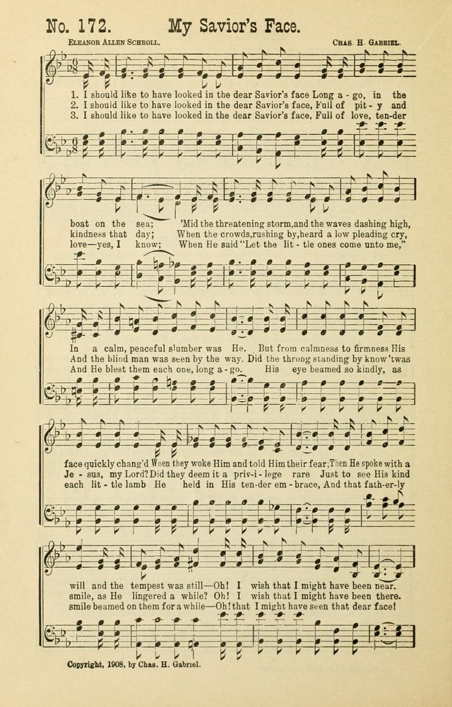 The Victory: a collection of popular Sunday school songs new and old page 172
