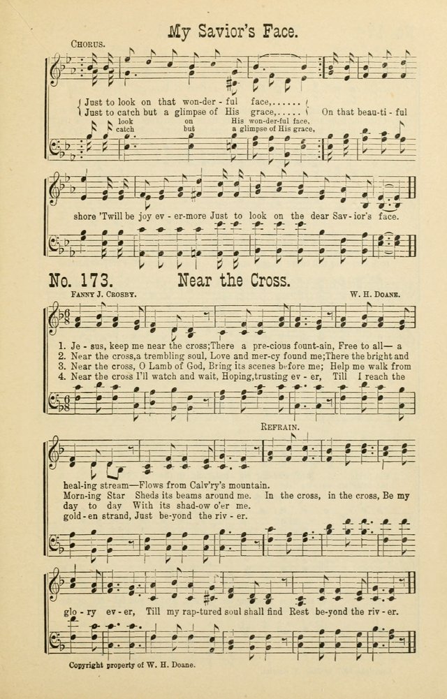 The Victory: a collection of popular Sunday school songs new and old page 173