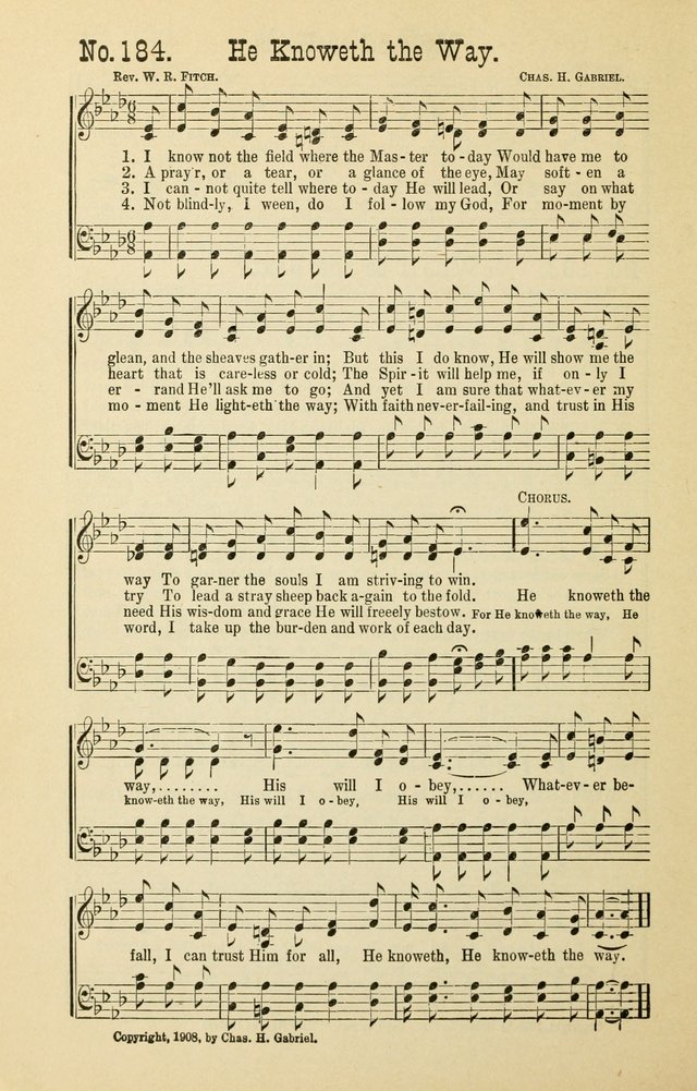 The Victory: a collection of popular Sunday school songs new and old page 184