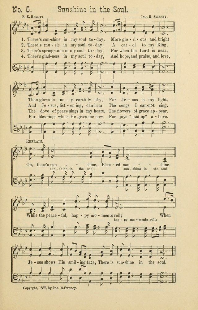 The Victory: a collection of popular Sunday school songs new and old page 5