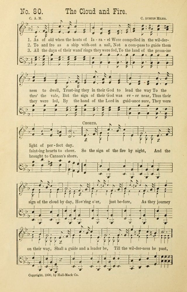 The Victory: a collection of popular Sunday school songs new and old page 80