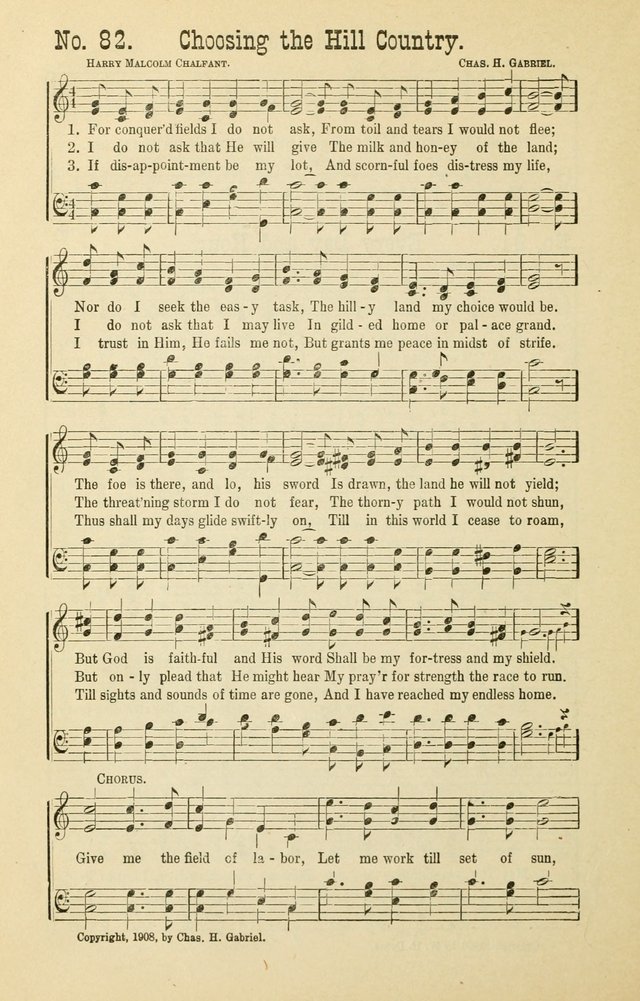 The Victory: a collection of popular Sunday school songs new and old page 82