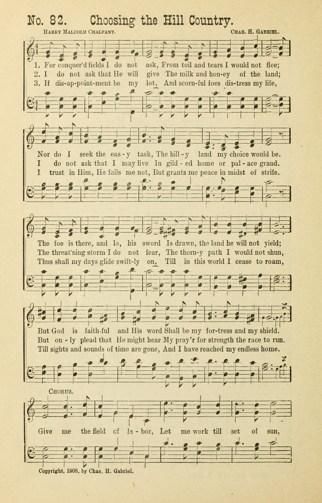 The Victory: a collection of popular Sunday school songs new and old page 82