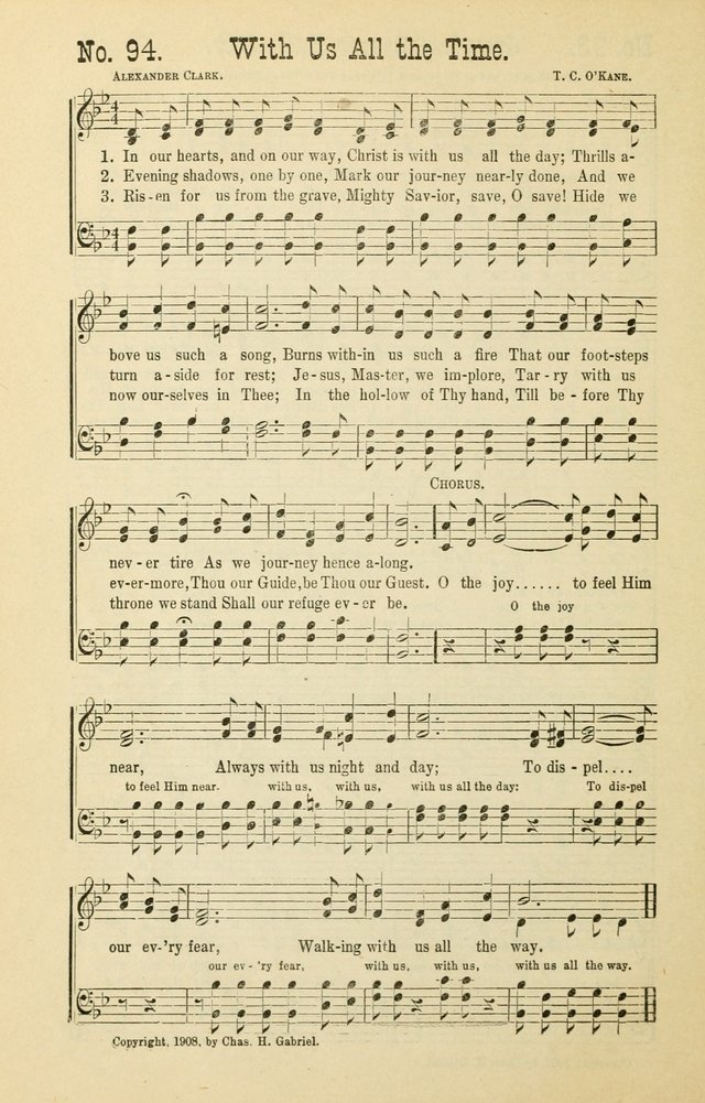 The Victory: a collection of popular Sunday school songs new and old page 94