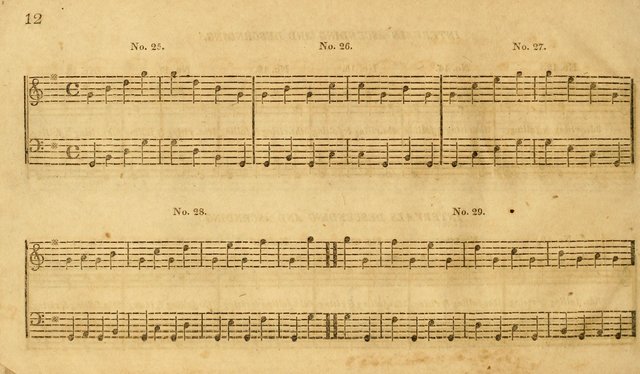 The Vocal Companion: containing a concise introduction to the practice of music, and a set of tunes of various metres, arranged progressively for the use of learners page 12