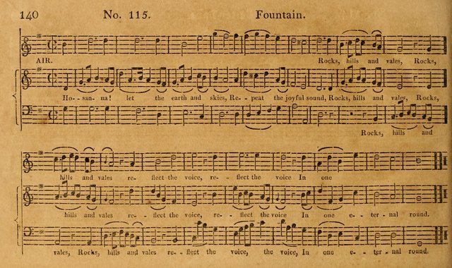 The Vocal Companion: containing a concise introduction to the practice of music, and a set of tunes of various metres, arranged progressively for the use of learners page 140