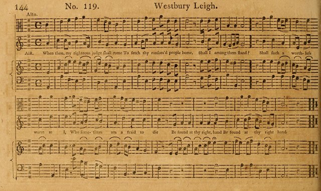 The Vocal Companion: containing a concise introduction to the practice of music, and a set of tunes of various metres, arranged progressively for the use of learners page 144