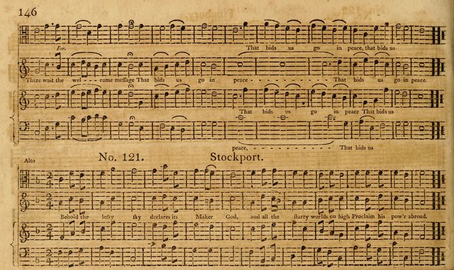The Vocal Companion: containing a concise introduction to the practice of music, and a set of tunes of various metres, arranged progressively for the use of learners page 146