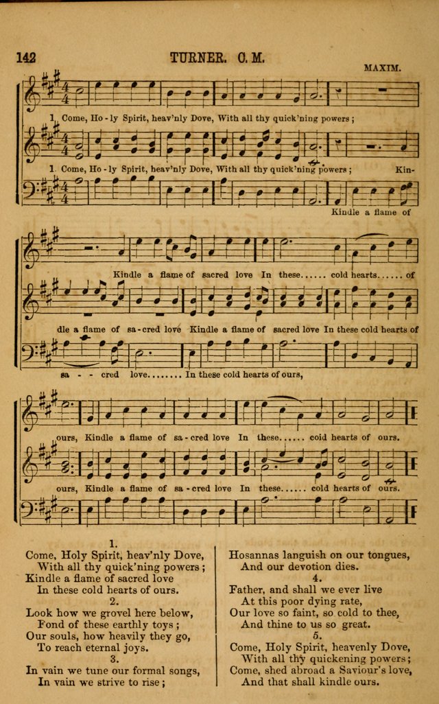 Vestry Chimes: a choice collection of sacred music, adapted to all occasions of social and family worship page 142