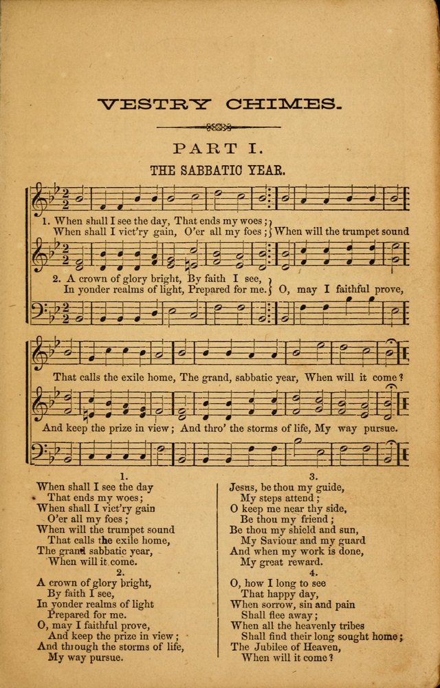 Vestry Chimes: a choice collection of sacred music, adapted to all occasions of social and family worship page 3