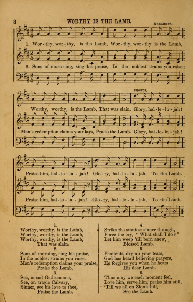 Vestry Chimes: a choice collection of sacred music, adapted to all occasions of social and family worship page 8