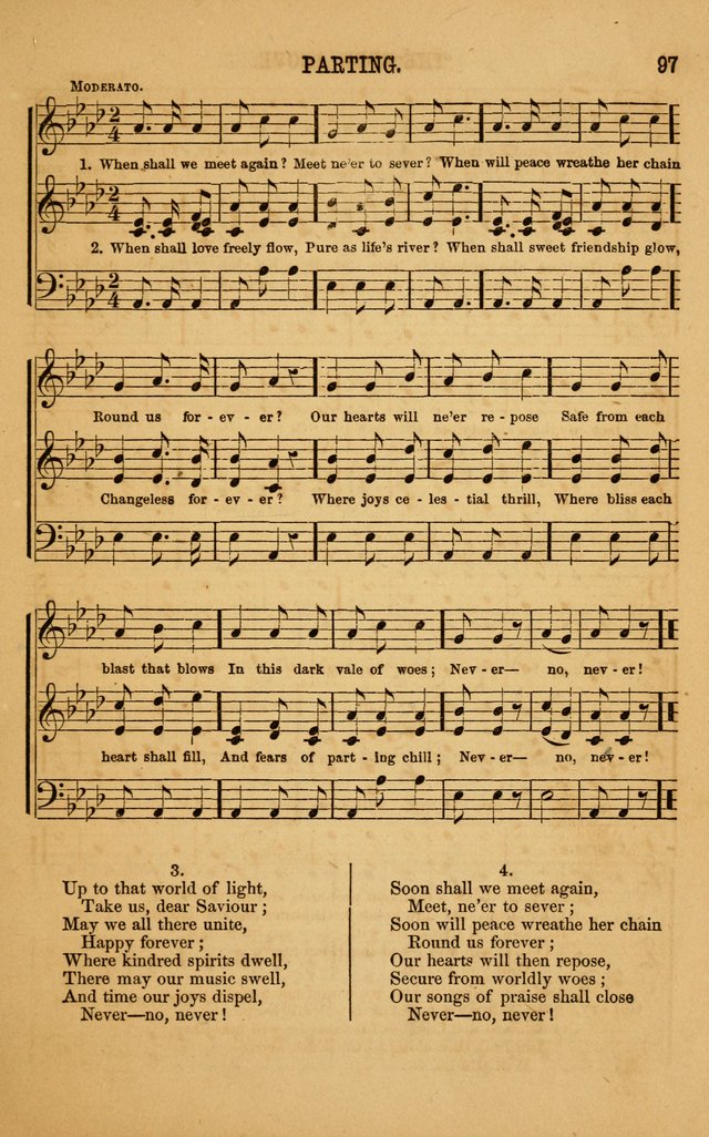 Vestry Chimes: a choice collection of sacred music, adapted to all occasions of social and family worship page 97