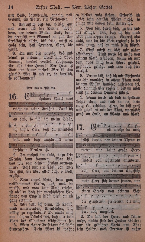 Verbessertes Gesangbuch: zum Gebrauch bein dem öffentlichen Gottesdienste sowohl als zur Privat-Erbauung page 8