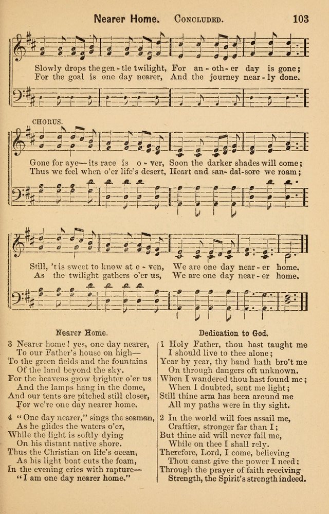 Vestry Harmonies: a collection of hymns and tunes for all occasions of social worship page 108