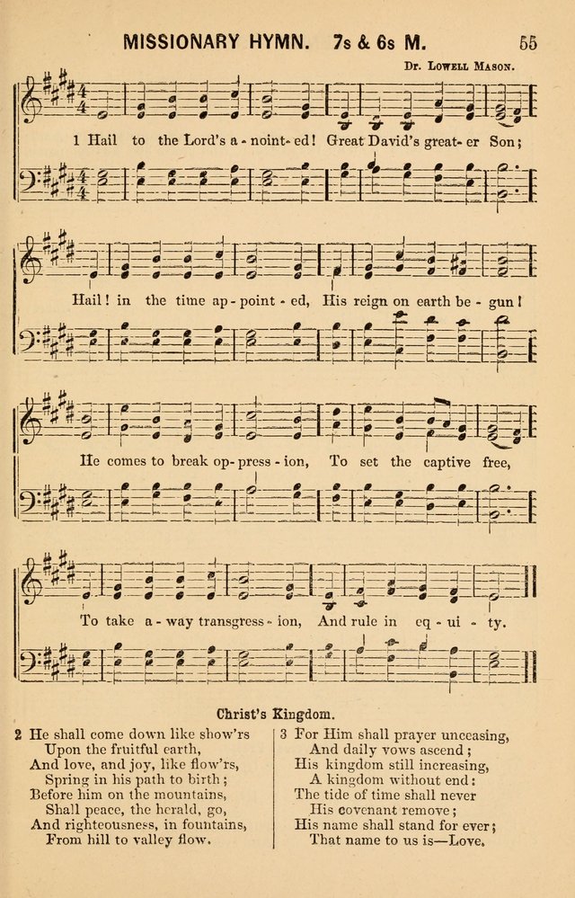 Vestry Harmonies: a collection of hymns and tunes for all occasions of social worship page 60