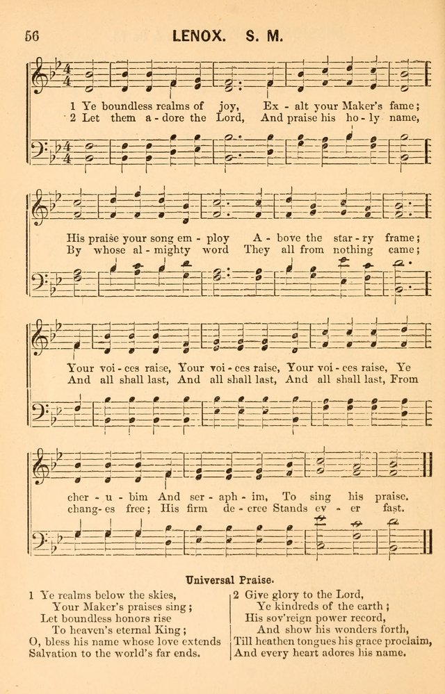 Vestry Harmonies: a collection of hymns and tunes for all occasions of social worship page 61