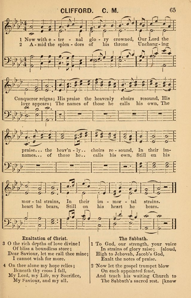 Vestry Harmonies: a collection of hymns and tunes for all occasions of social worship page 70