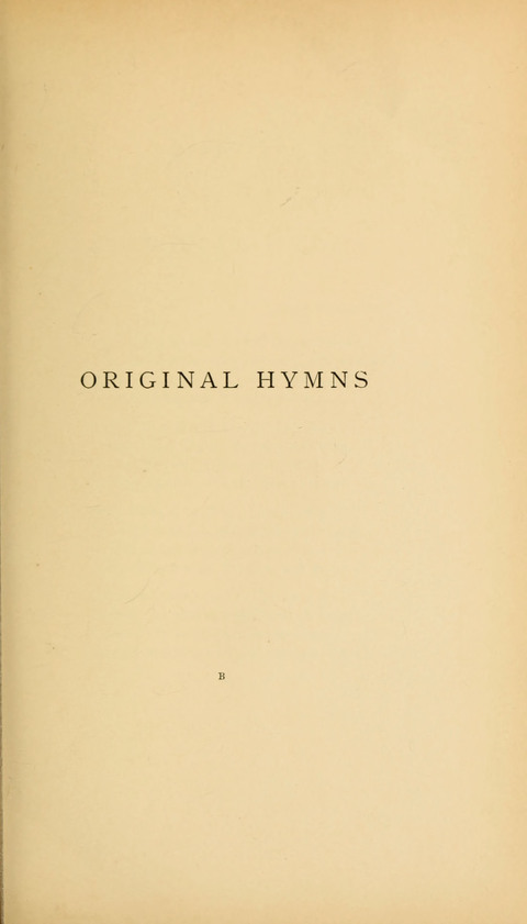 Victorian Hymns: English sacred songs of fifty years page 1