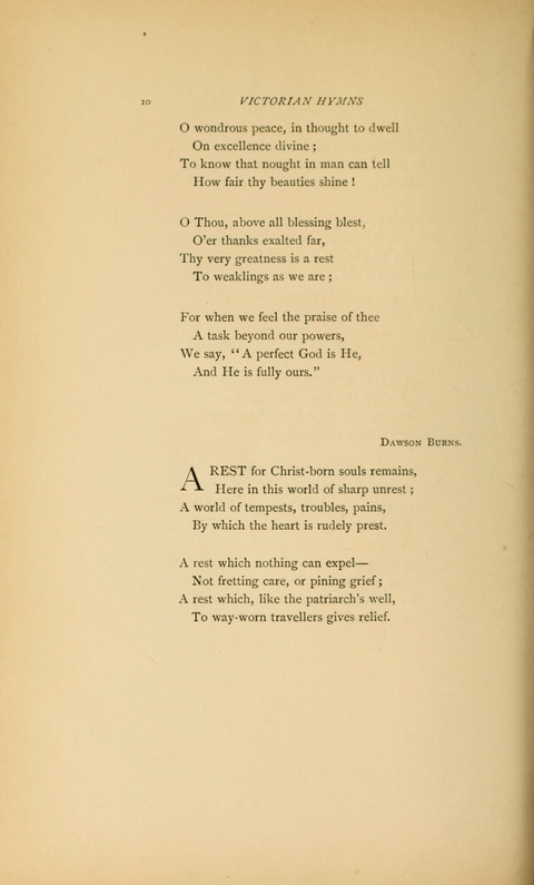 Victorian Hymns: English sacred songs of fifty years page 10