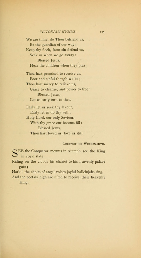 Victorian Hymns: English sacred songs of fifty years page 125