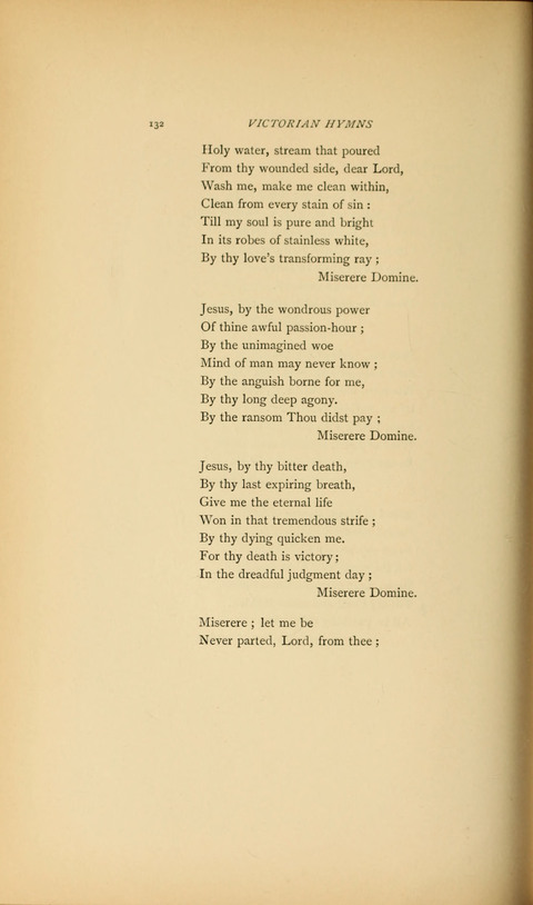 Victorian Hymns: English sacred songs of fifty years page 132