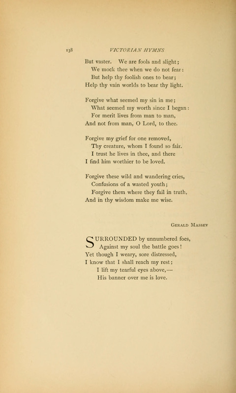 Victorian Hymns: English sacred songs of fifty years page 138