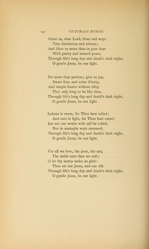 Victorian Hymns: English sacred songs of fifty years page 140