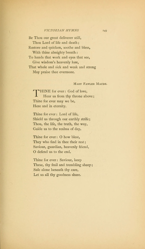 Victorian Hymns: English sacred songs of fifty years page 149