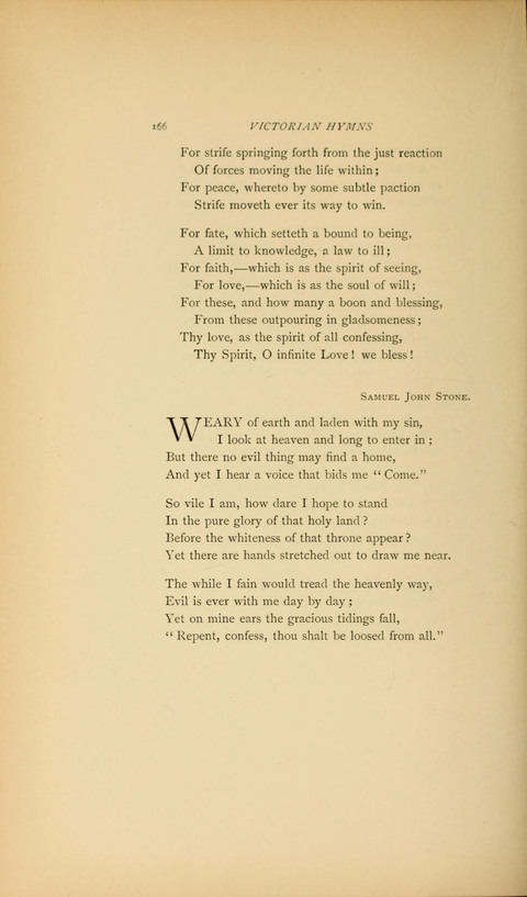 Victorian Hymns: English sacred songs of fifty years page 166