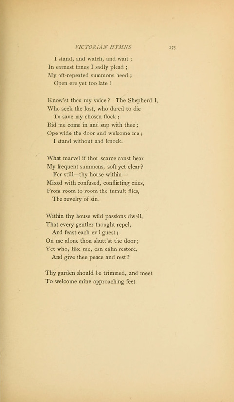 Victorian Hymns: English sacred songs of fifty years page 175